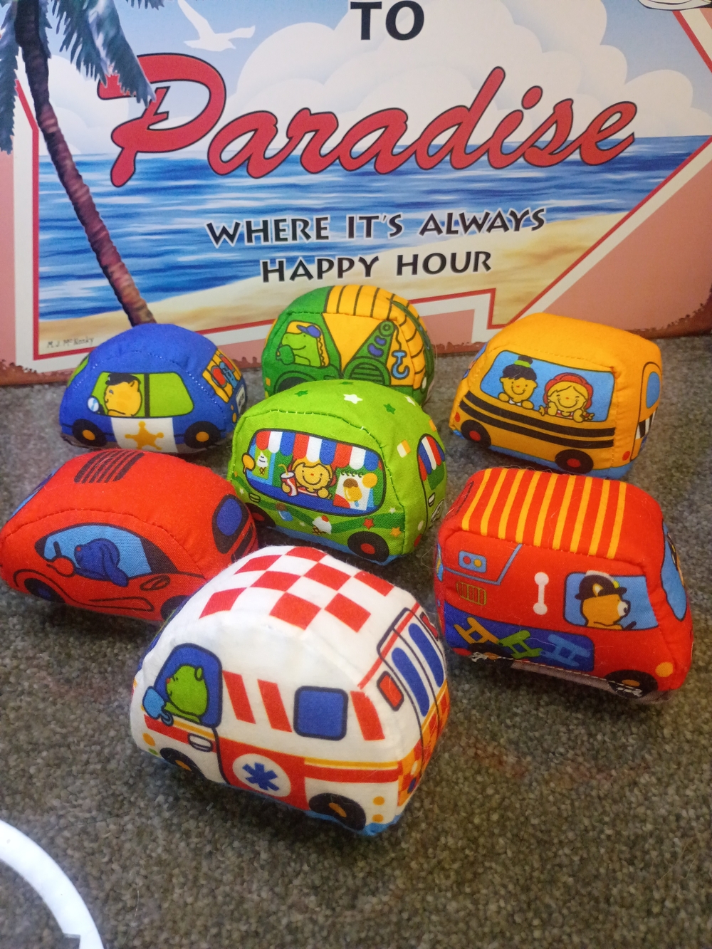 Melissa And Doug K'S Kids Set Of 7 Take AlongTown Soft Cars